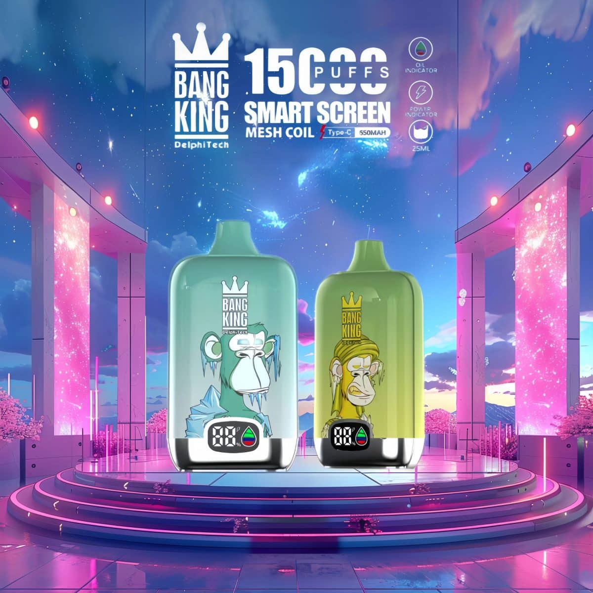Bang King 15000 Puff Kategorier Miniaturebillede