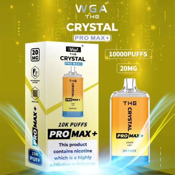 WGA Crystal Pro Max Plus 10000Puffs Kategooriad Thumbnail