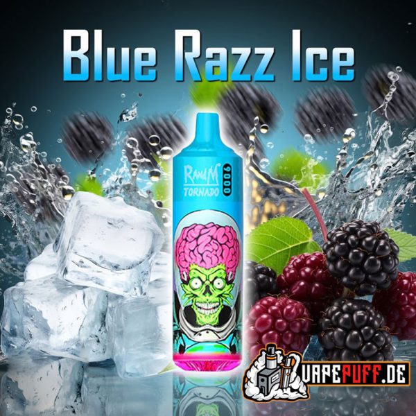 BLUE RAZZ ICE 9000